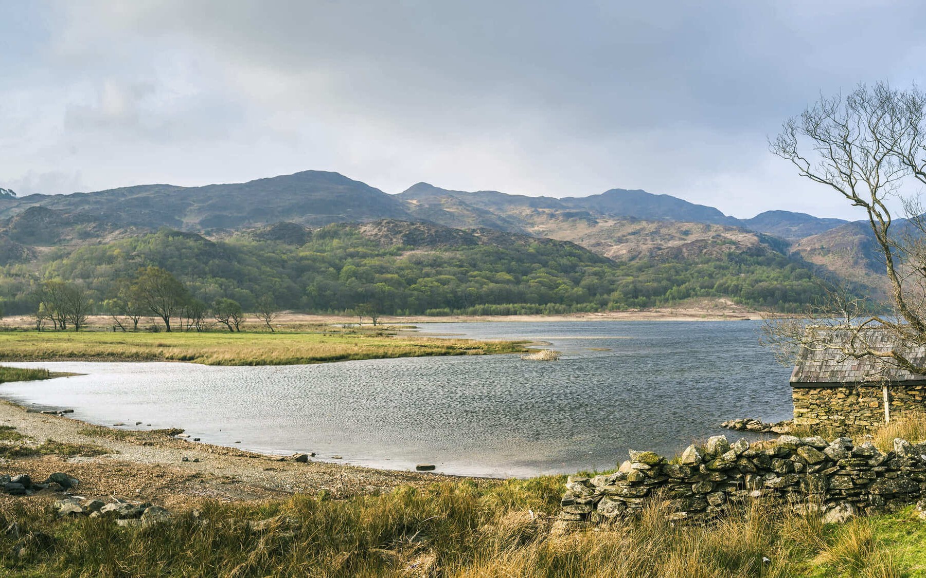 A beautiful countryside lake